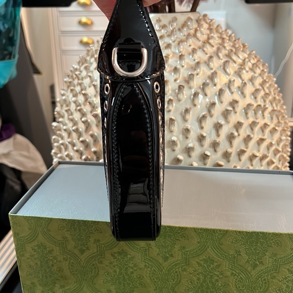 LIMITED GUCCI black and silver chain Gucci bag with Swarovski crystals. BNIB - Picture 9 of 10